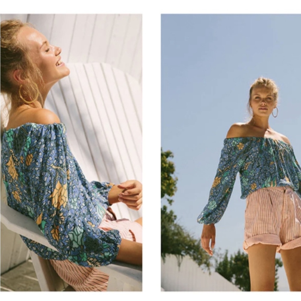 Arnhem Sinta Blouse Blue